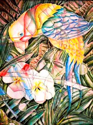 Parrot and Plumeria