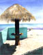 "Palapa" - an original watercolor by Kathleen McGee